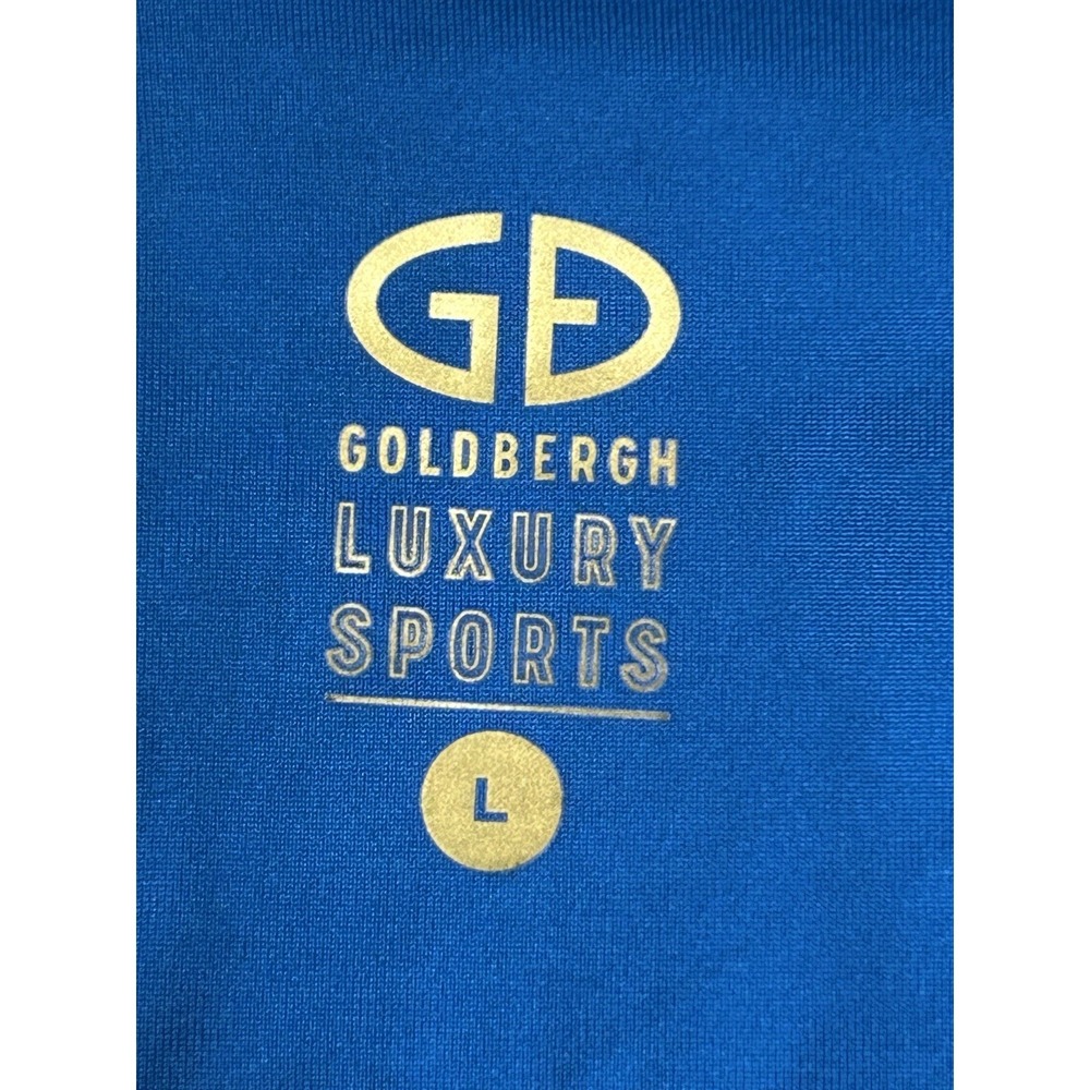 Goldbergh Serena Ski Pulley Electric Blue Half Zip Luxury Ski Base Layer L NWOT - Picture 6 of 9